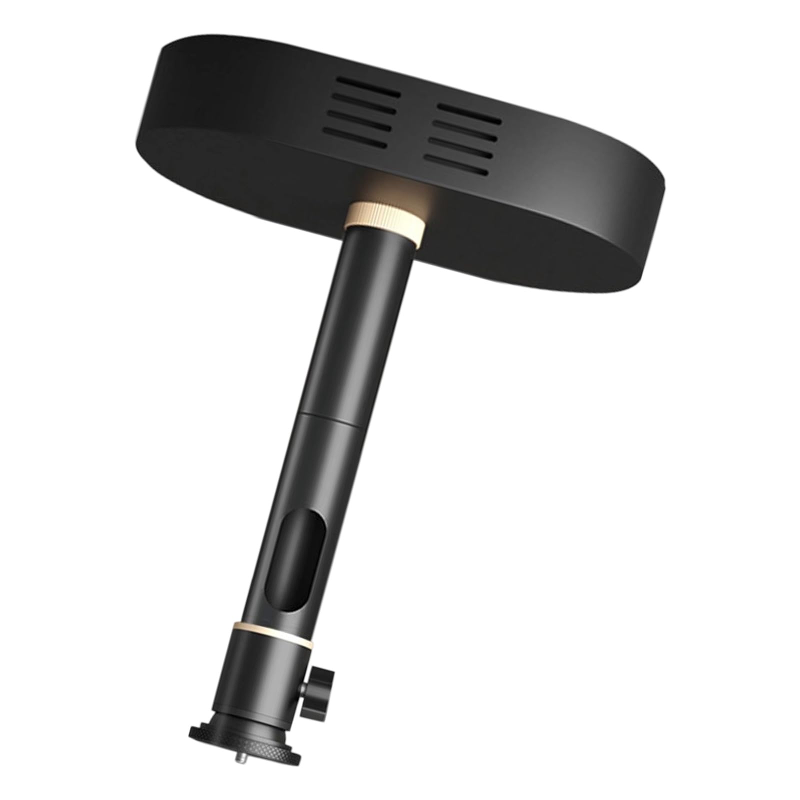 Soporte de techo para proyector de metal, rosca 1/4 para una fácil integración, longitud ajustable, rotación de 360 grados, rosca de visión flexible