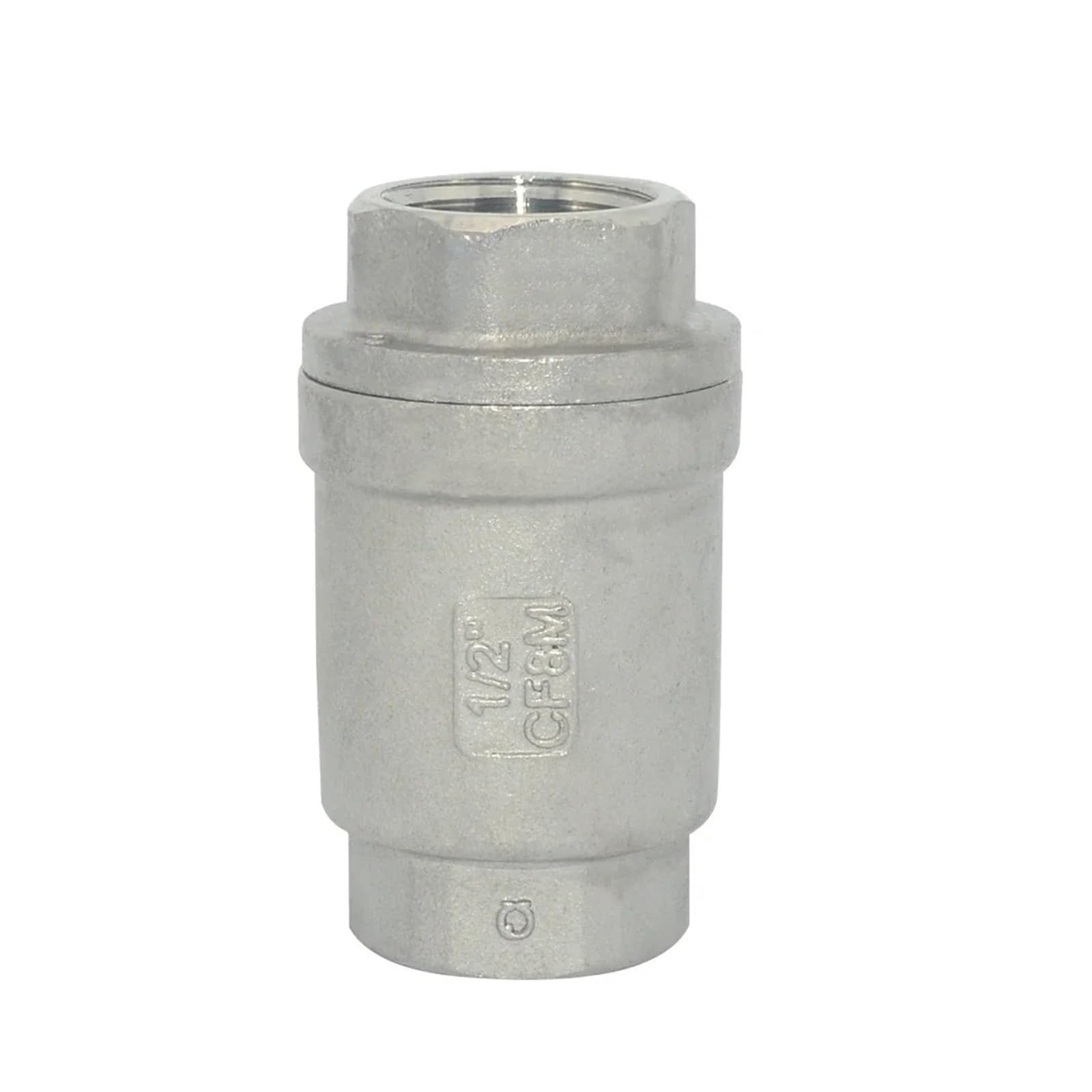 Valvola di ritegno Verticale in Acciaio Inossidabile 304 1/2 3/4 1-1/2 1-1/4 1 Pollice Valvola unidirezionale for Tubo 'Acqua DN15/20/25/32/40/50(KTN-60-10K)