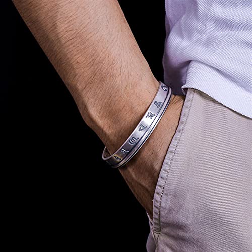 Bijoux s999 pur rétro mat design ajustable pour hommes et femmes tendances