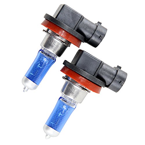 car halogen lamp - H8 PGJ19-1 12V 55W Halogen Bulb - NSLUMO 6500K White Headlights Fog Lamps Day Light Running Car Styling Car Light Source Parking H8 (H8 12V 35W)