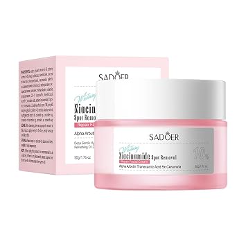 SAOER Niacinamide Face Cream | Brightening Moisturizer to Lighten Dark Spots & Shrink Pores | Skin Tightening & Repair Cream for Face1.76 fl oz