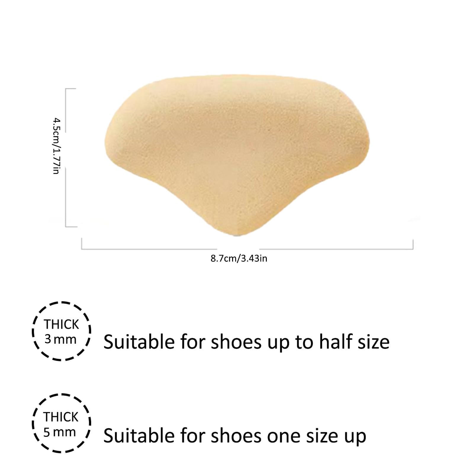 Fersenpolster Schuhe Fersenpolstereinsätze, wiederverwendbare Fersenschutzeinlagen für Damen und Herren, verhindern Fersenverrutschen, Reiben, Blasenbildung und Fußschmerzen (Color : Gray, Size : 16