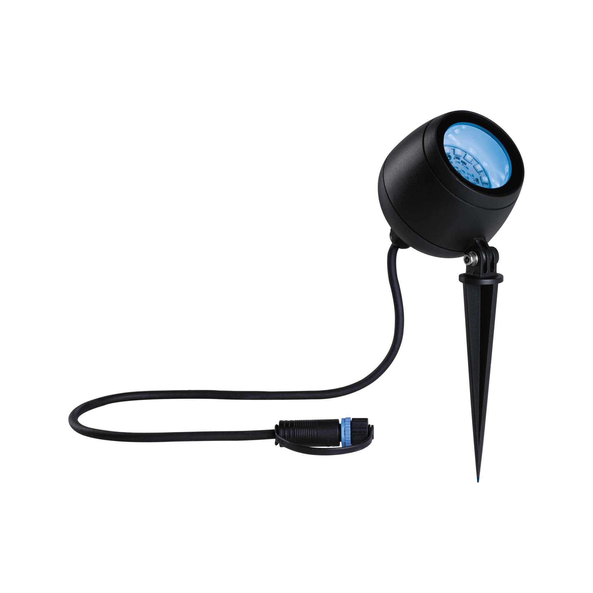 Paulmann 94769 Plug & Shine LED reflektor ogr. Kikolo Smart Home Zigbee IP65 6,2W 400lm możl. ściemniania 261mm antracyt tw.szt./alu. 3000–6500K RGBW+