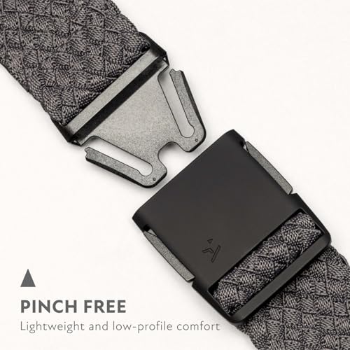 Image of Arcade Belts Futureweave Braided Woven Stretch Belt | For Men and Women, 4 Way Elastic, Metal Free Buckle, Unisex
