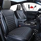 🚗Universal Größe Design - Sie können darüber nachdenken, ob sie in mein Auto passen könnte. Bei den meisten PKWs, SUV passt der beheizbaren Sitzbezug perfekt. Legen Sie es auf Ihren Fahrersitz / Beifahrersitz / Rücksitz mit festen und dauerhaften Zubehör.