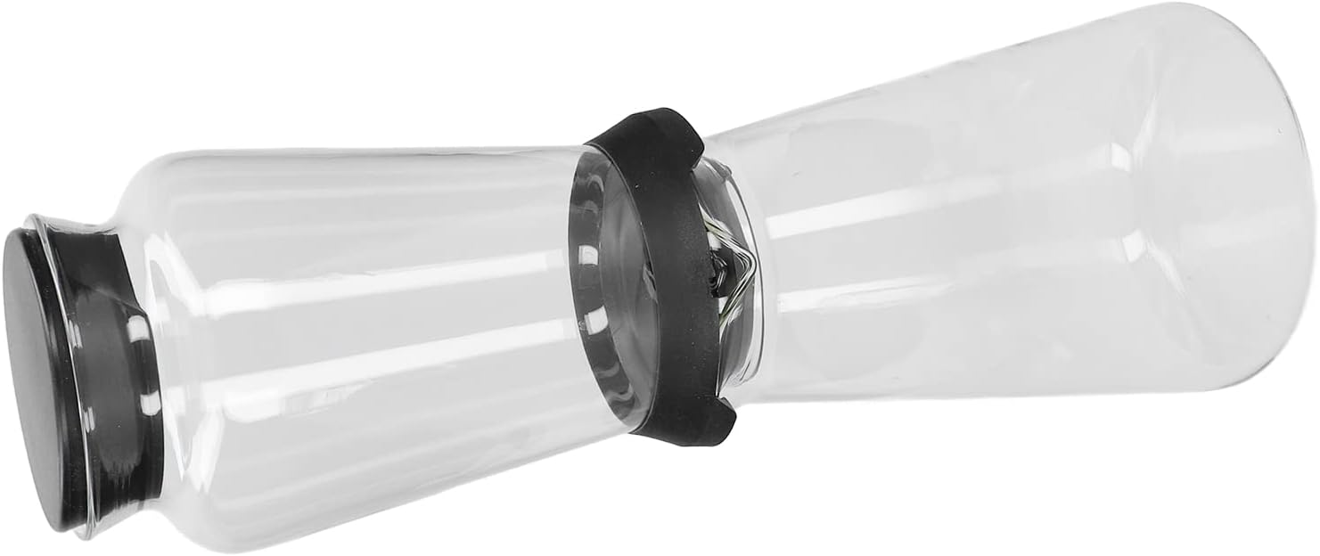 LiebeWH Ice Cold Brew Dripper, 900ml Glass Cold Brew Coffee Maker with Filter Paper and Ice Container, Slow Extraction for Smooth Flavor, Ideal for Home Kitchen Use