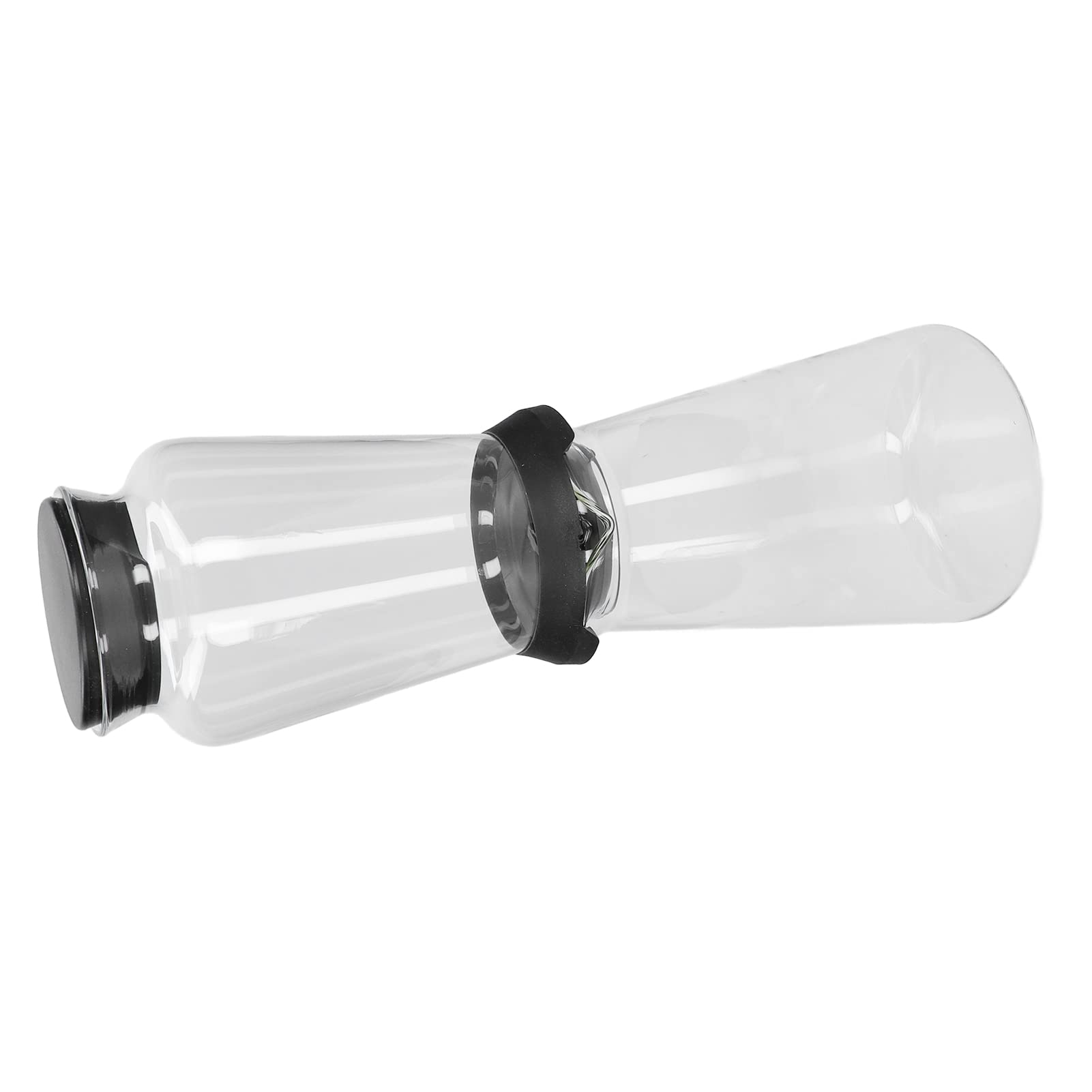 Cafetera fría de vidrio de borosilicato, 900 ml, máquina profesional de café helado con papel de filtro y recipiente de hielo para uso doméstico y cocina