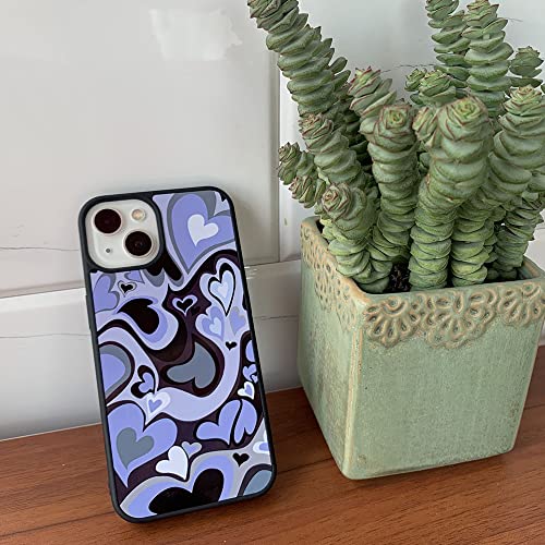 Coque iPhone X/XS cœur rouge : étui de téléphone esthétique et mignon - 4