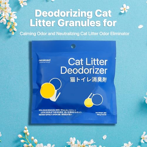 Neakasa M1 Open-Top Self Cleaning Cat Litter Box and Cat Litter Deodorizing Granules Odor Control for Home