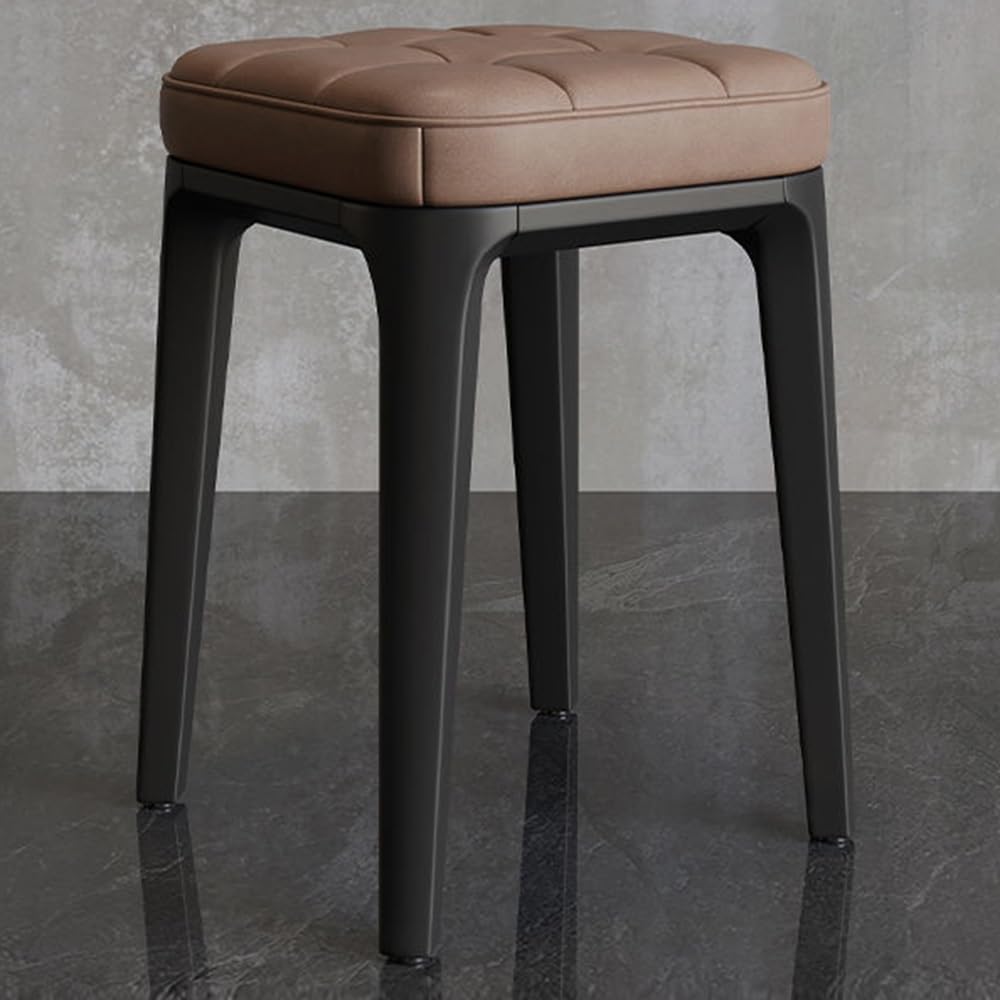 Tabourets de bar rembourrés pour îlot de cuisine et chaise haute empilable pour pub