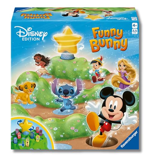 Ravensburger - Disney Funny Bunny | Jeu De Société 2-4 Joueurs | Jeux De Société 4 Ans Ou Plus | Cadeau Enfants 4 Ans Ou Plus | Jeux De Société Amusants