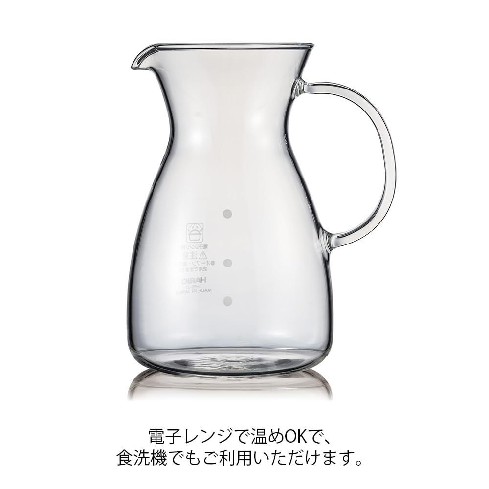 Amazon｜HARIO(ハリオ) 耐熱コーヒーデカンタ 400ml ミルクピッチャー