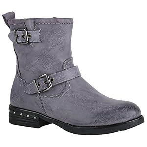 stiefelparadies Gefütterte Damen Biker Boots Schnallen Prints Stiefeletten Schuhe 149756 Blau Bernice 39 Flandell stiefelparadies Gefütterte Damen Biker Boots Schnallen Prints Stiefeletten Schuhe 149756 Blau Bernice 39 Flandell