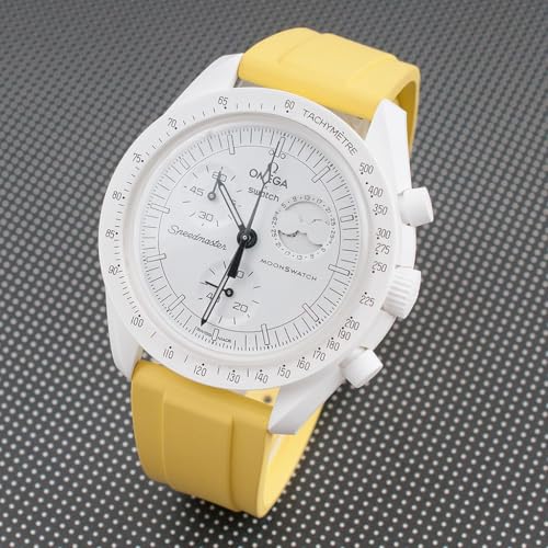 Image of StrapHabit Quick Release Deployant Rubber Watch Strap For Large and Small Wrists - Women and Men - Band FKM Deployment 19mm, 20mm, 21mm, 22mm