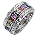 HERMOSA Wedding Valentine's Day Rings Gifts Morganite Topaz Garnet Amethyst Ruby Aquamarine Silver Ring (9)