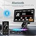 7 Inch Protable Apple Carplay Car Screen, Wireless Android Auto Dash Mount, Car GPS Navigation System with Mirror Link/Bluetooth/FM Transmitter/USB + 12LED Backup Camera