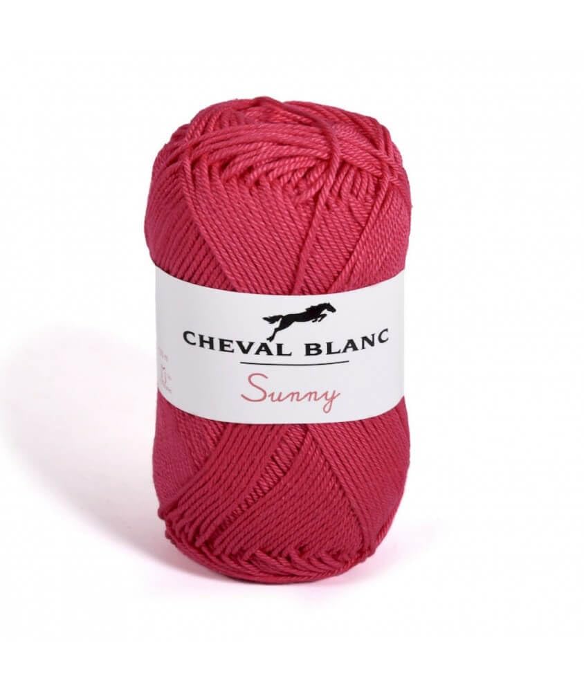 Fil à Tricoter - CHEVAL BLANC - COMETE - 48% Acrylique - 47% Coton - 5% Polyester - Goyave 179