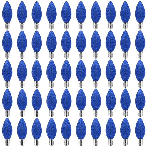 GvvooHome Blue C9 LED Bulbs Outdoor