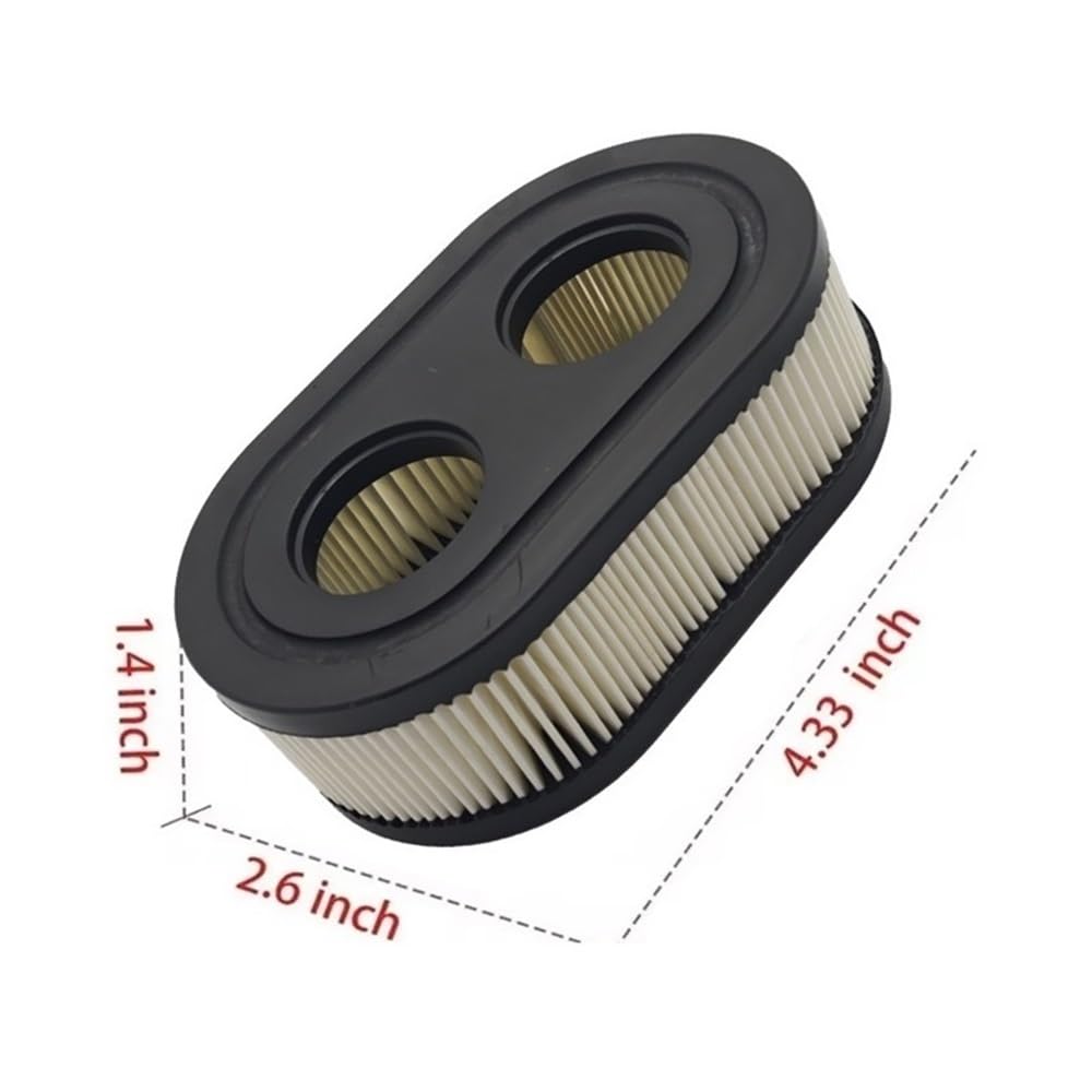 Filtro de Aire for cortacésped, 10 Uds., Compatible con 593260, 798339, 4247, 5432, 5432K, 09P000, 550E, Elemento de Motor de Repuesto