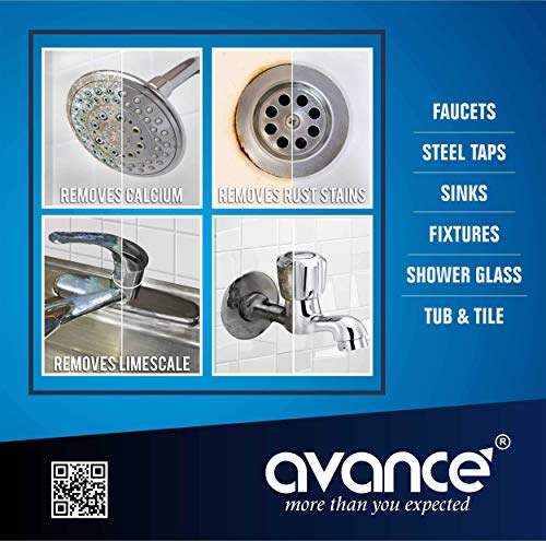 Image of Avance Powerful Lime Scale Stain Remover, Steel Tap Cleaner
