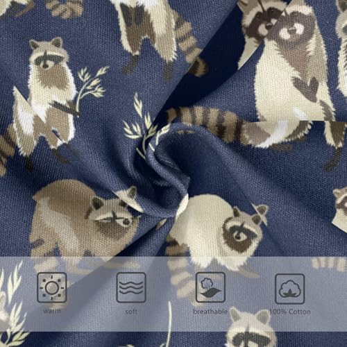 Boys' Exclusive Briefs Toddler Underwear 95% Combed Cotton Boxerbriefs 2T Raccoon Pattern 413