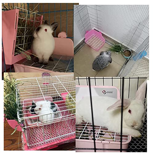 Image of Guinea Pig Litter Box Corner Bunny Toilet Small Animal Potty Training with Dustpan Broom Chew Toys for Chinchilla Ferret Hedgehog Gerbil (10 Pcs)