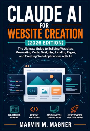 Claude AI for Website Creation (2026 Edition): The Ultimate Guide to Building Websites, Generating Code, Designing Landing Pages, and Creating Web Applications ... M. Magner Future Tech Series Book 6)