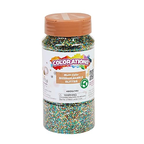 Colorations Biodegradable Glitter Multicolor 4oz