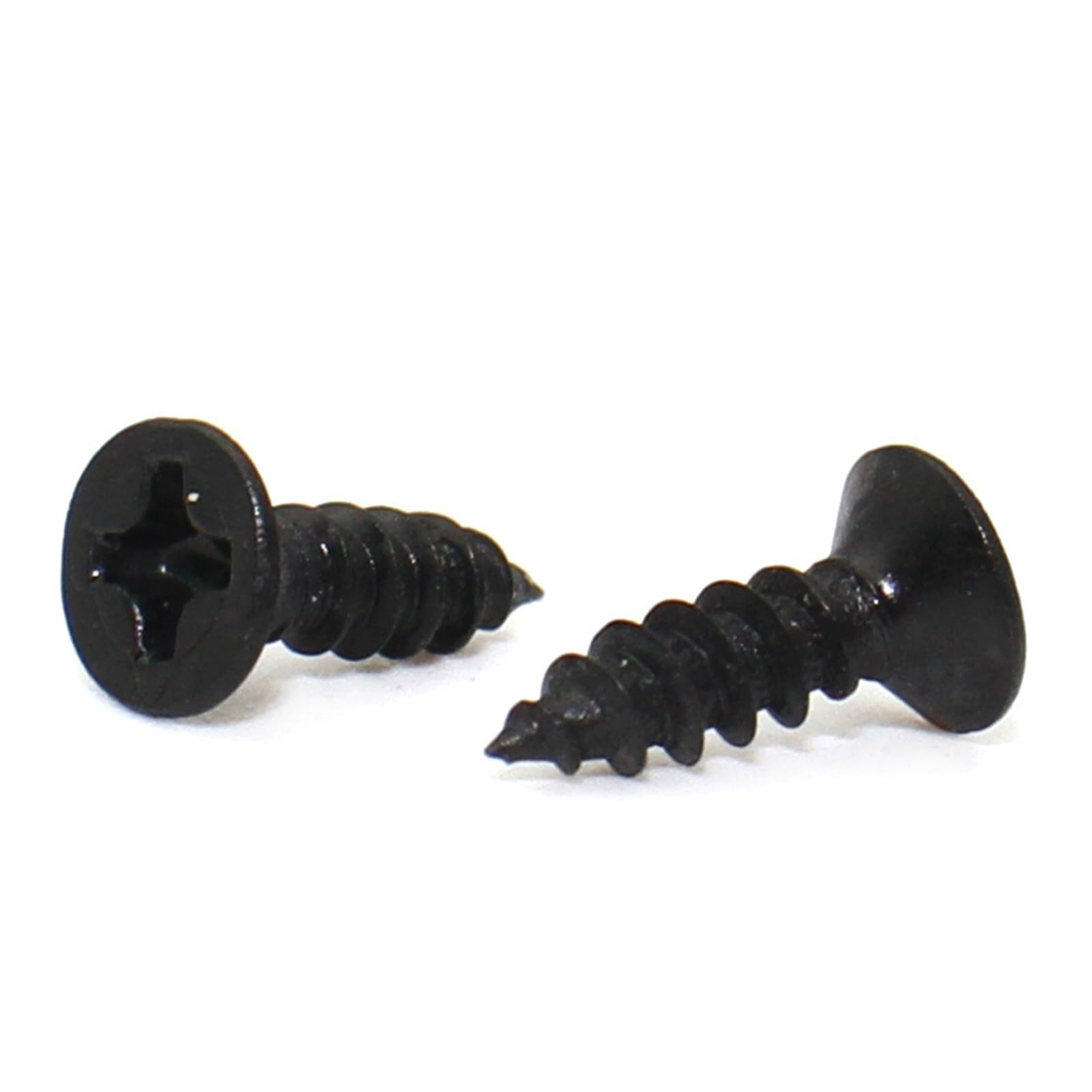 Tornillos avellanados acero inoxidable 20/50/100 Uds negro 304 acero inoxidable M2 .6 M3 M4 M5 M6 cabeza avellanada cruzada autorroscante(50mm,20pcs M6)