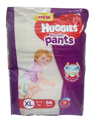 Huggies Wonder Pants - XL (12-17 Kg), 54 Pieces Pack