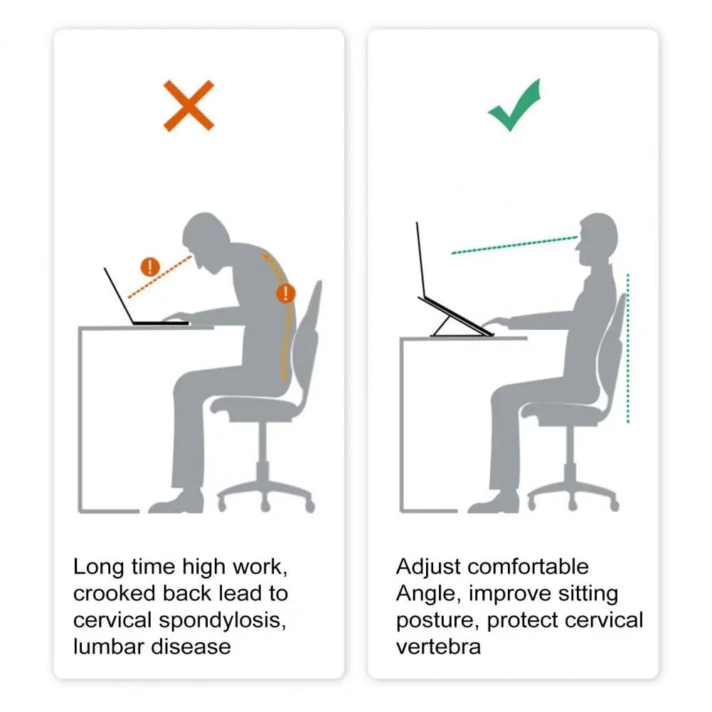 podstawka pod laptopa Do Laptopa Ergonomiczna Podstawka Do Laptopa Z Wentylatorem O Regulowanej Wysokości Składana Konstrukcja Zapewniająca Stabilność Komfort Użytkowania wentylator chłodzący do lapto