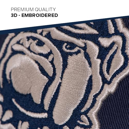 Gorra deportiva ajustable azul con bordado miniatura 3