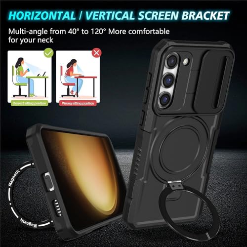 Coque Samsung S24 rose béquille rotative silicone rigide antichoc