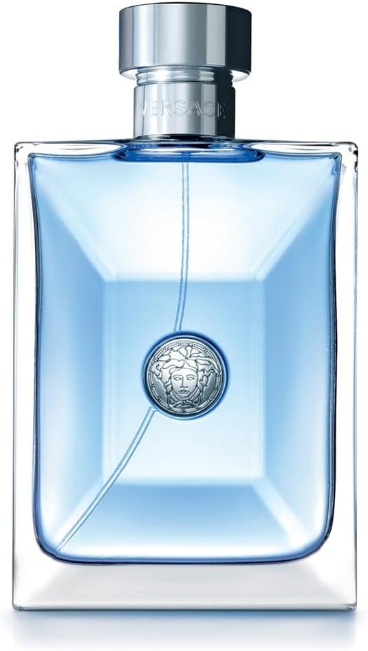 Versace Pour Homme Eau de Toilette Spray para hombres, 200 ml, 6,7 onzas