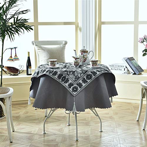 Nappe jardin rouge vin 140 cm pour repas de fête en plein air
