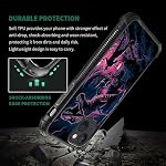 Compatible with iPhone 13 Case,Man Training Dinosaur Amazing Pattern Design Shockproof Anti-Scratch Hard PC Back Case for iPhone 13 - Image 7