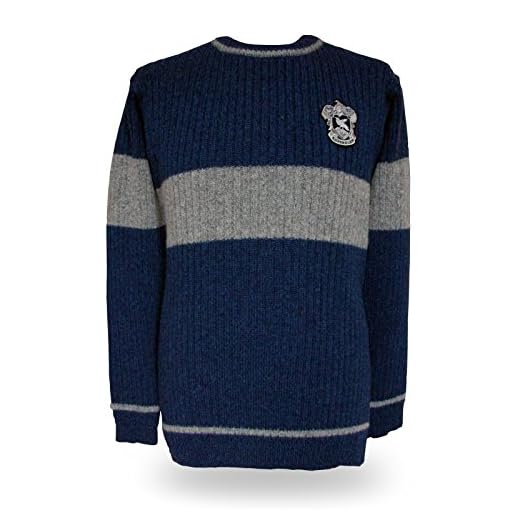 Harry Potter Quidditch Ravenclaw tröja, original från filmen lammull – XXS