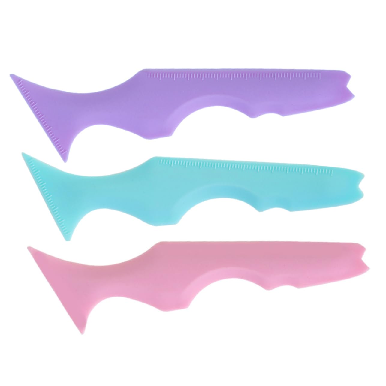 MAGICLULU 15pièces Pochoirs Silicone Pour Eyeliner Et Mascara Outils De Maquillage Pour Yeux à Application Et Dessin Accessoire Pratique Pour Débutants Et