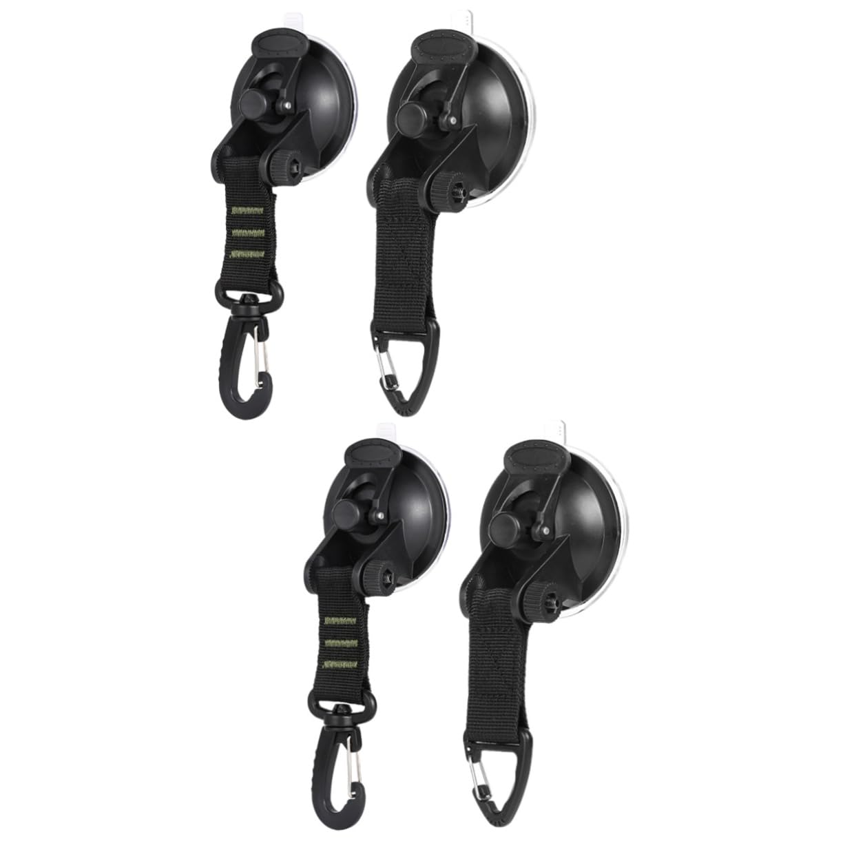Sosoport 4 Pcs Tent Suction Cup Hook Suction Cup Hooks Suction Cups Hooks Car Mounted Tent Hooks Outdoor Travel Hooks Heavy Duty Clothes Rack Coat Hangers Portable Clothes Rack Car Hanger