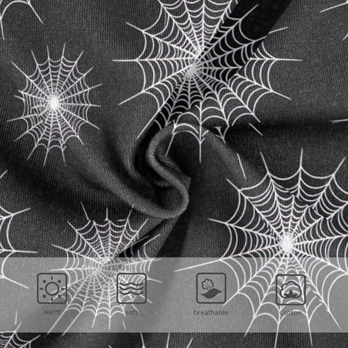 Aesthetic Girls Underwear Toddler 2t Cotton Panties for Girl White Spiderweb Black Halloween Briefs Underpants3