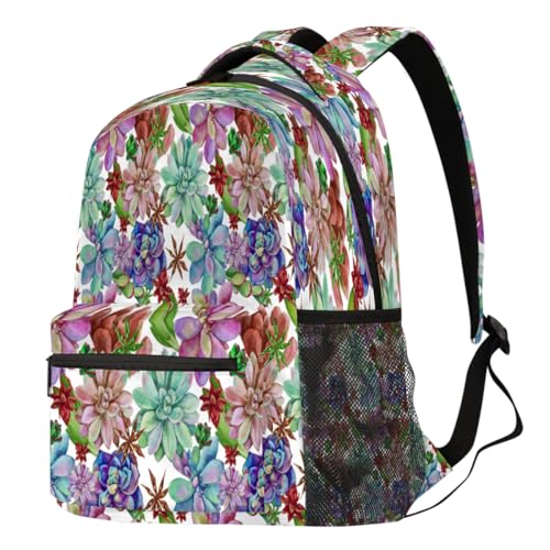 Sac à dos aquarelle coloré grand format pour hommes et femmes