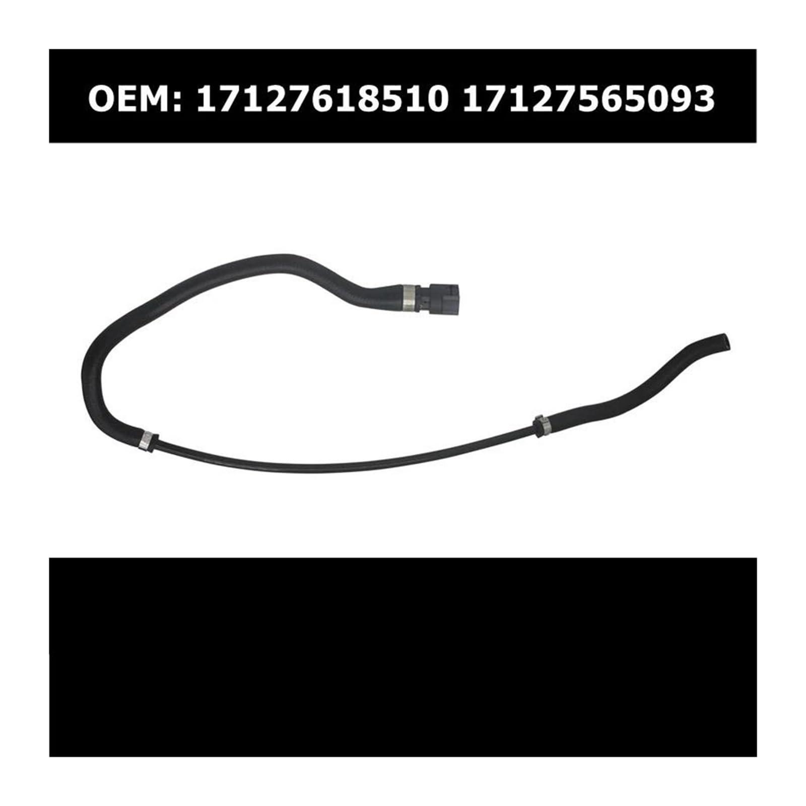 Tubo flessibile di raffreddamento del motore dell' 17127618510 17127565093 per radiatore per tubo di scarico per raffreddamento per per 1 3 Serie X1 E90 E92