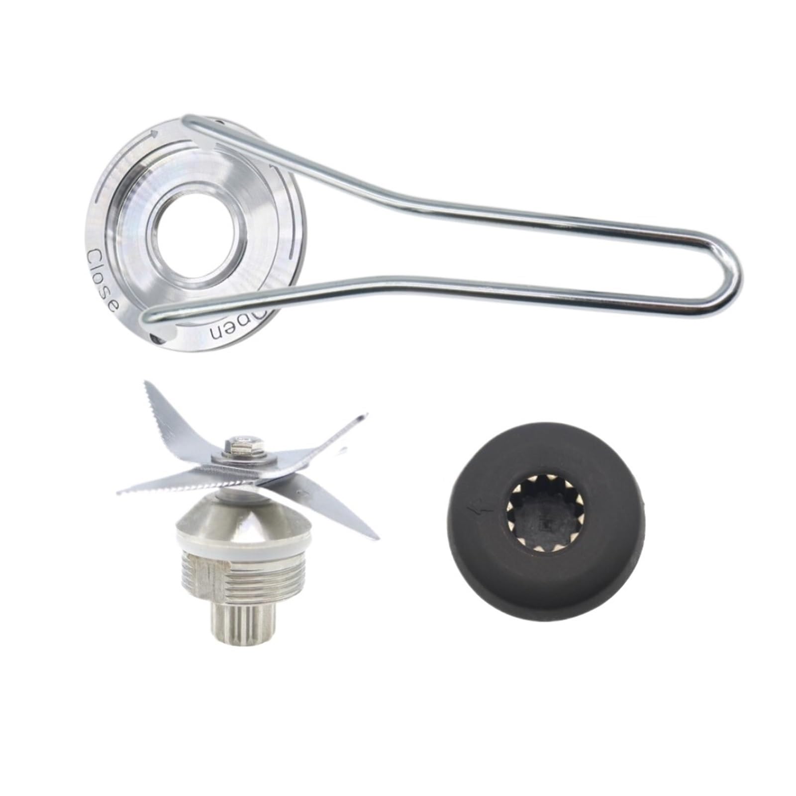 Cuchilla De Batidora Compatible con TWK TM 767 800, JTC 767 800 | Conjunto De Eje Y Asiento De Base For Licuar Exprimidor Y Triturar Hielo(B(1Pcs))