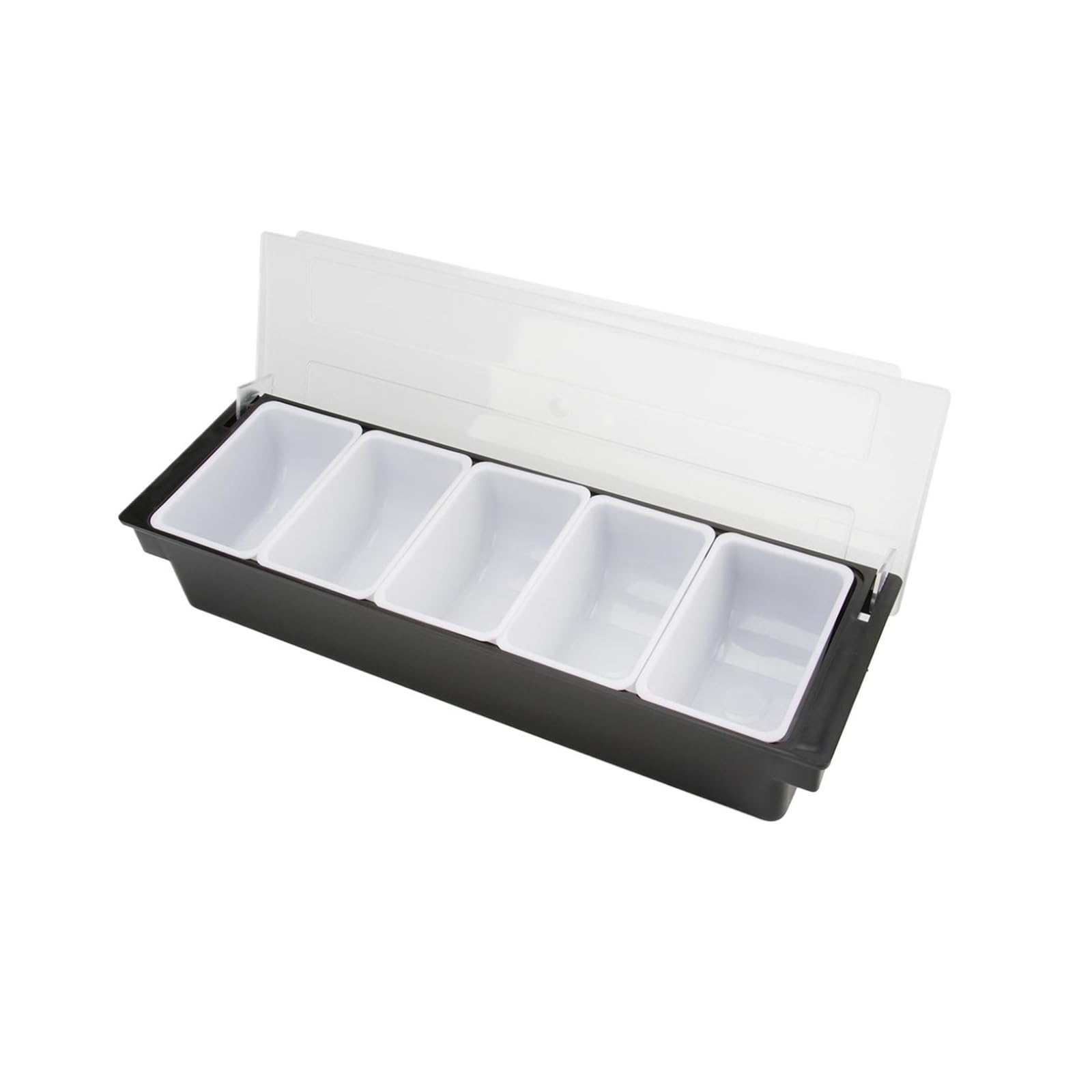 WZPTLKIBAD Ice Cooled Condiment Serving Tray with Removable Lid