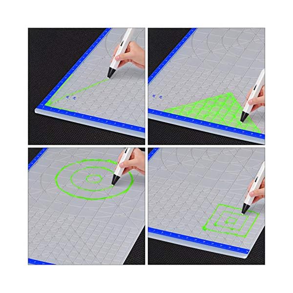 Tapis de stylo d'impression 3D avec modÃ¨le de base, avec livres de stylo 3D et 2 capuchons en silicone, excellent outil de dessin 3D – Image 4