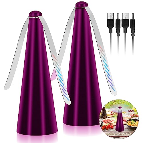 Uwelliky FLY01 2er-Pack Lila Fliegenwedler