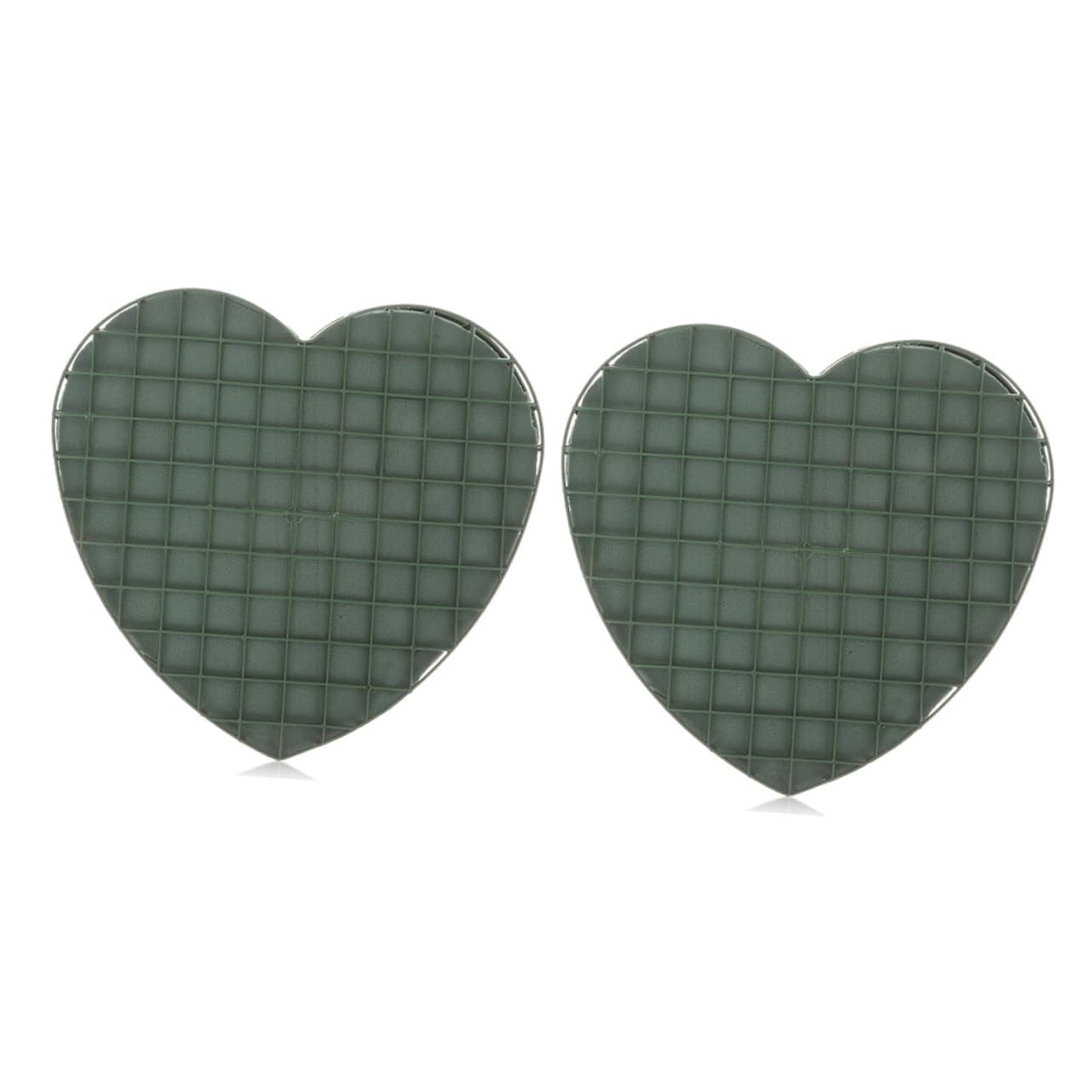 Bloque de espuma para flores secas en forma de corazón pack de 2 piezas para arreglos