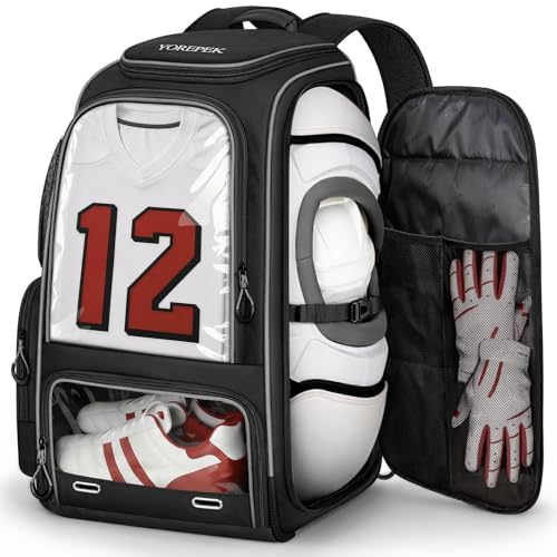 YOREPEK Football Bag Backpack, Extra Large Football Gear