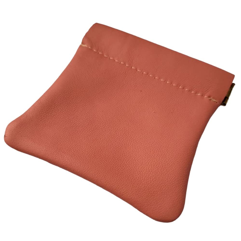 FAST WORLD SHOPPING 가죽 동전 지갑 지폐 PAC PAC 이탈리아산 지갑 유니 핑크 지갑-Freehip.co.kr