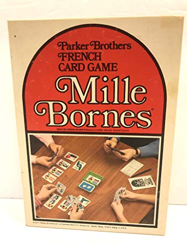 Classic Card Auto Racing Game Mille Bornes Vintage 1971 Edition by Parker Brothers